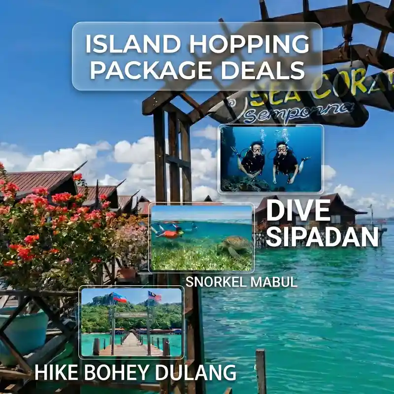 Multi-day Coral resort packages with island hopping and overwater stay Sea Coral Resort